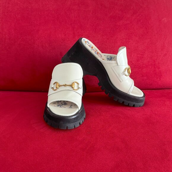 Gucci Platform Sandals Women Size 37 - Picture 5 of 14